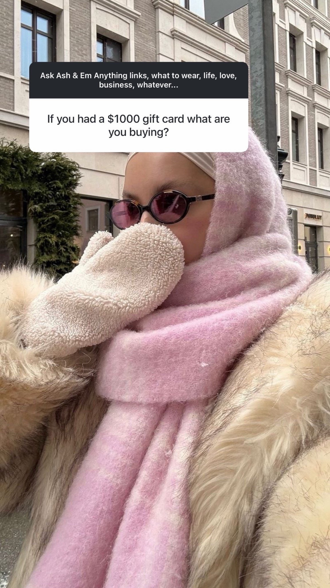 first thing I’d buy with a $1000 gift card 

(FB)