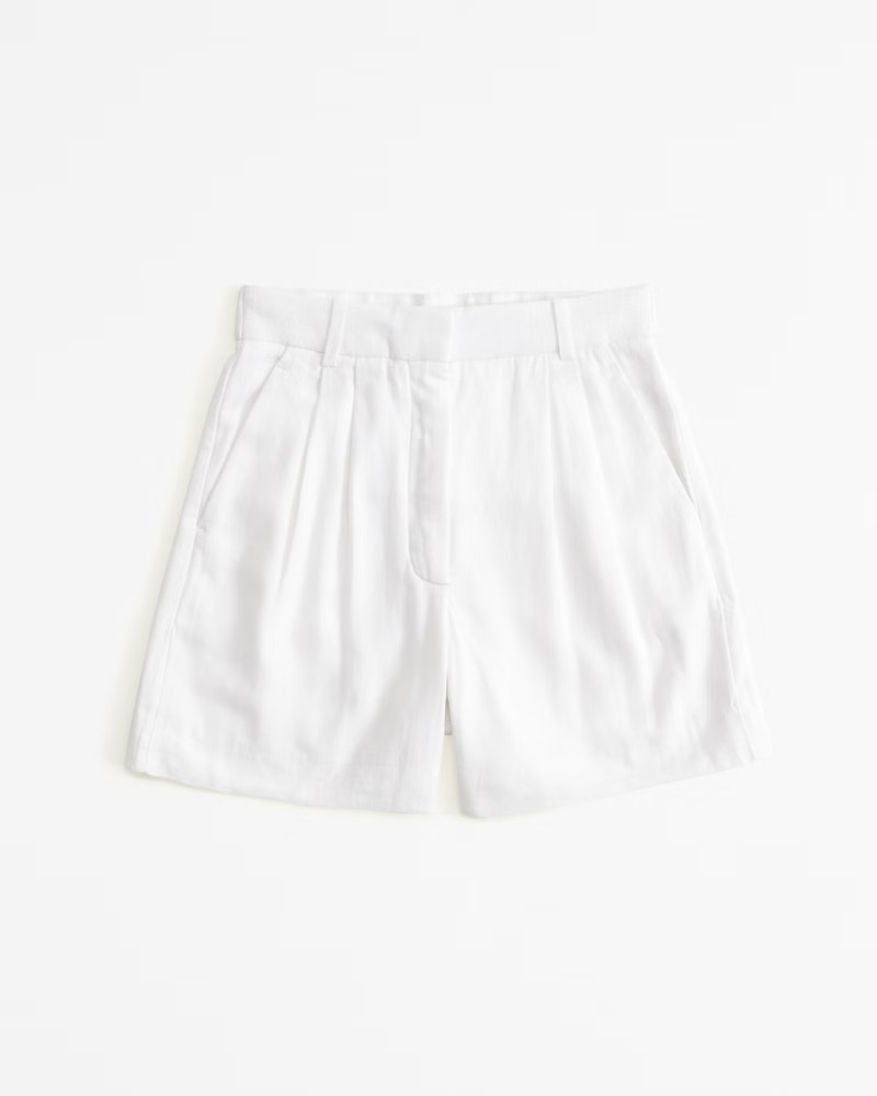 A&F Sloane Tailored Linen-Blend Short | Abercrombie & Fitch (US)