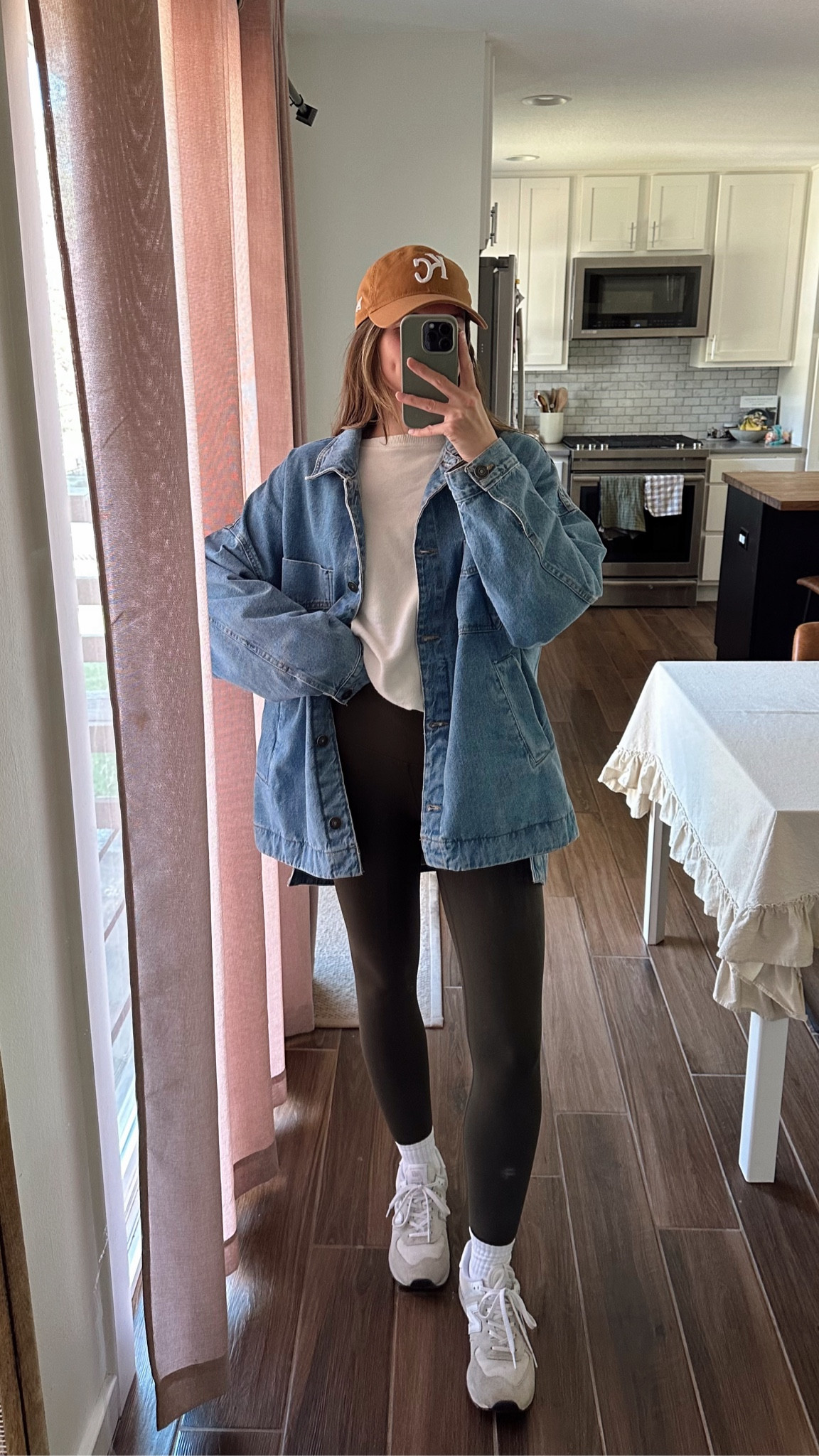 favorite denim jacket, fits oversized, I’m wearing a small in everything 

Fall outfit, casual outfit, mom outfit 

#LTKSeasonal