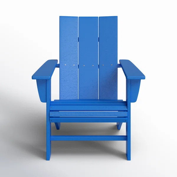 POLYWOOD Modern Curveback Adirondack Chair | Birch Lane