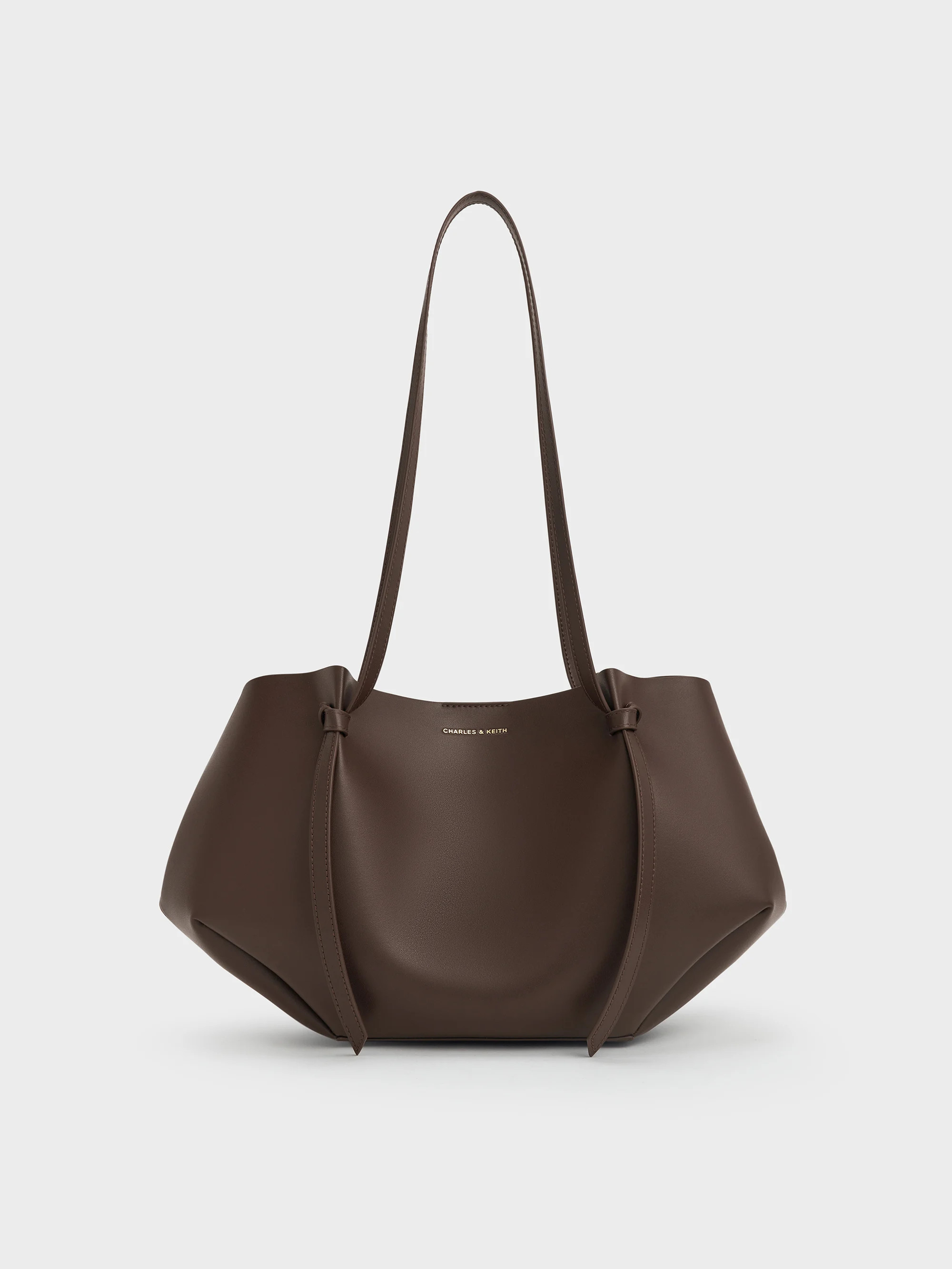 Calla Tote Bag
    
         - Espresso Brown | Charles & Keith AU