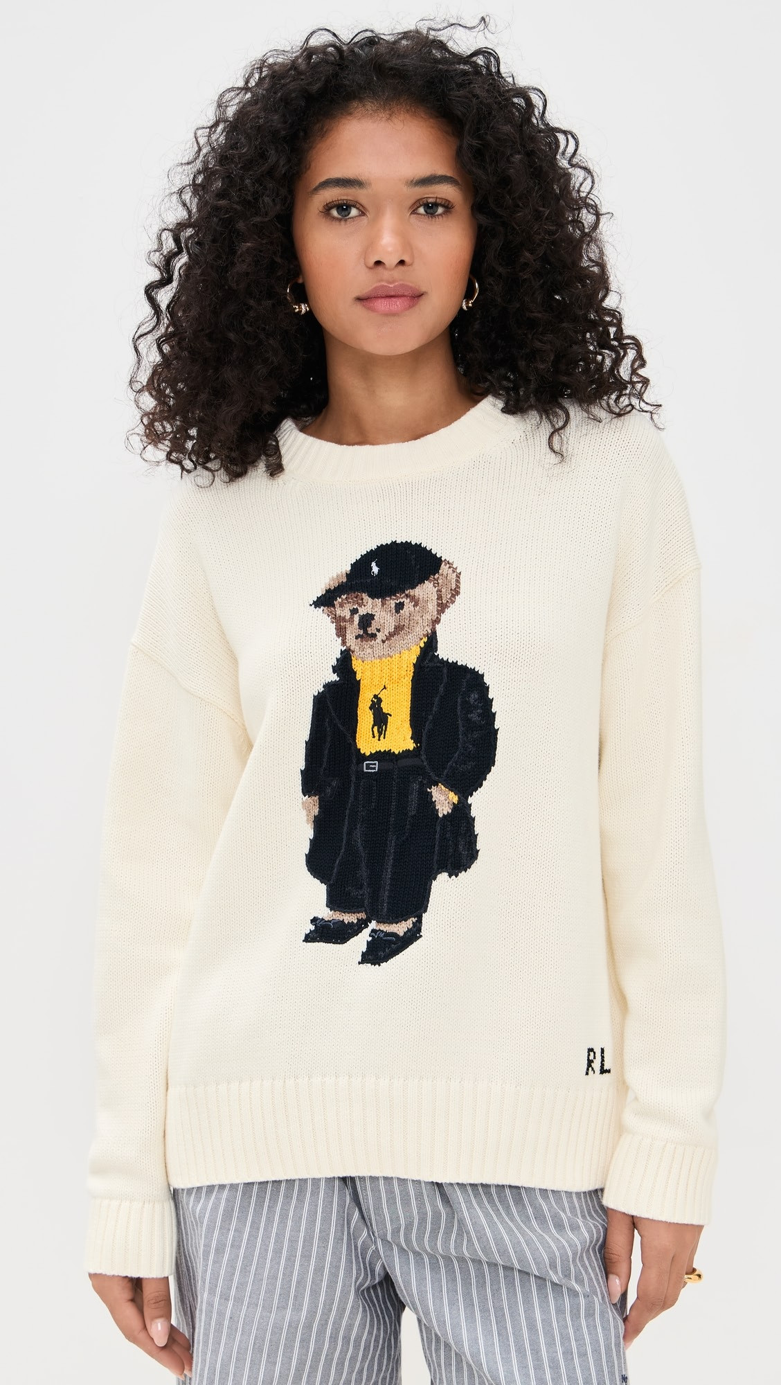 Cotton Long Sleeve Crew Neck Pullover | Shopbop