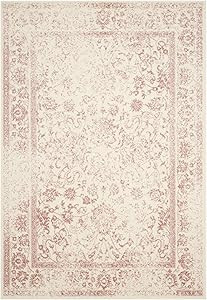 SAFAVIEH Adirondack Collection Area Rug - 5'1" x 7'6", Ivory & Rose, Oriental Distressed Design, ... | Amazon (US)