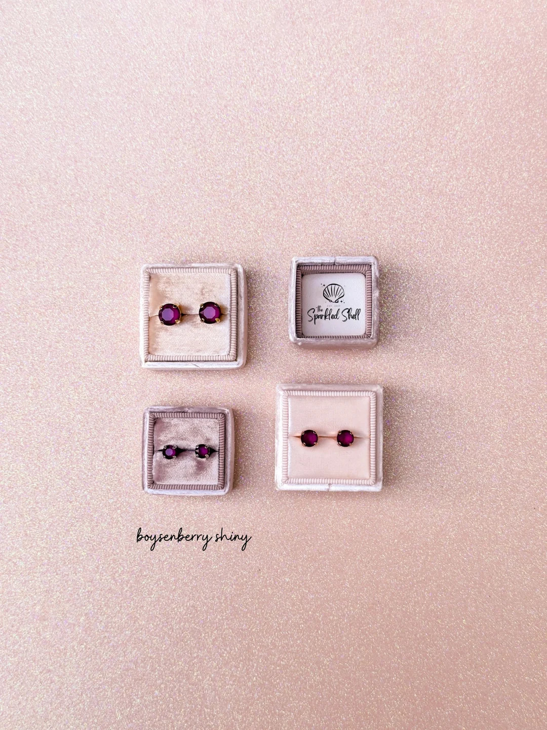 OCTOBER 2023 Giving Back Studs - Boysenberry Shiny - Supporting Maui Strong Foundation | Etsy (US)