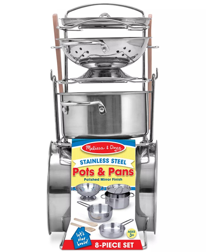 Kids' 8-Piece Pots & Pans Play Set | Macy's