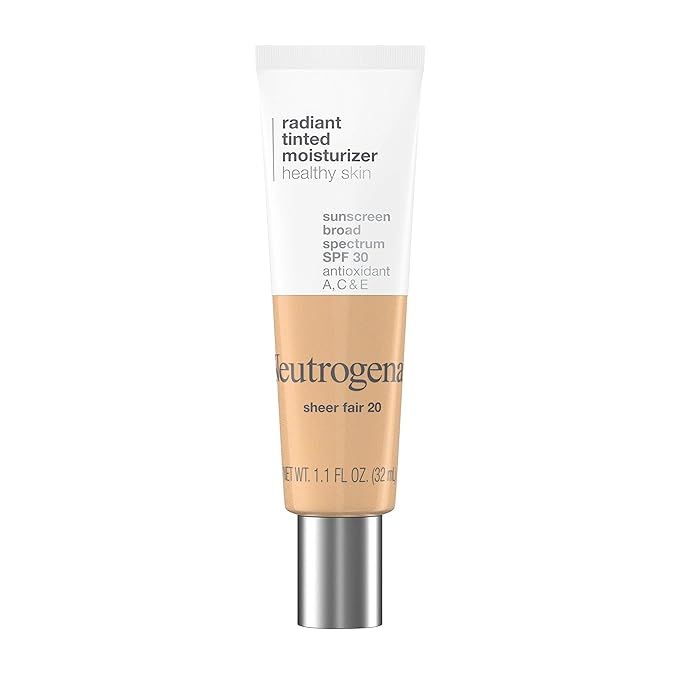 Neutrogena Healthy Skin Radiant Tinted Facial Moisturizer with Broad Spectrum SPF 30 Sunscreen Vi... | Amazon (US)