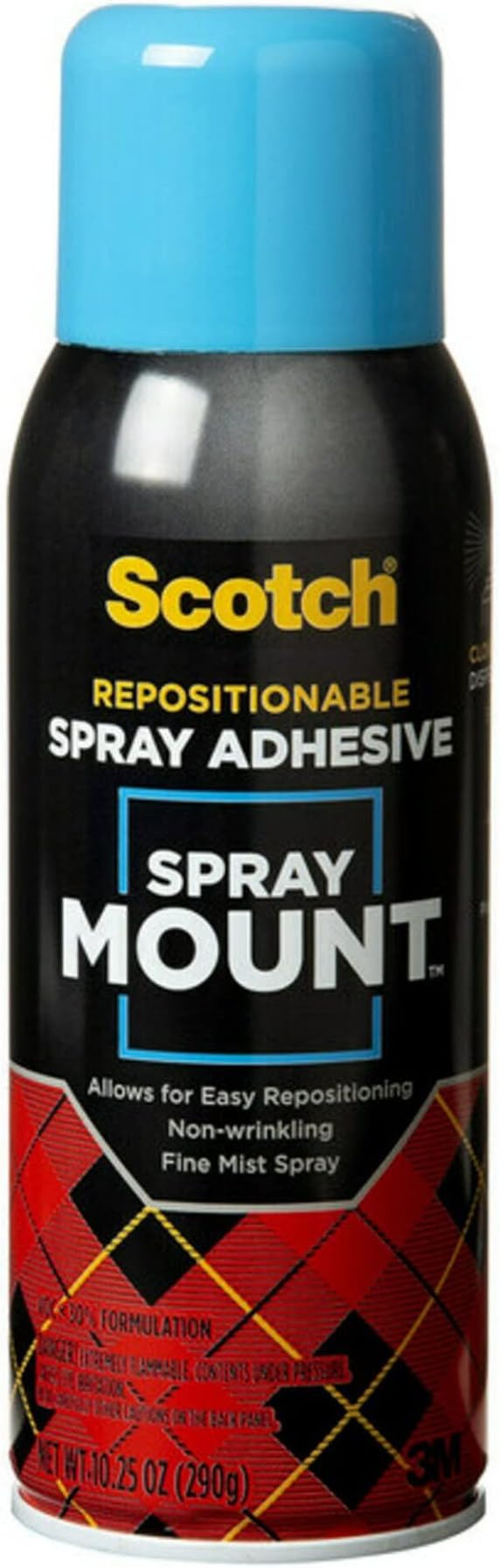 Scotch 6065 Spray Mount Adhesive, Repositionable,10.25 oz. | Amazon (US)