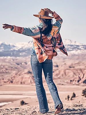 Women's Wrangler Retro® Desert Cardigan in Multicolor | Wrangler