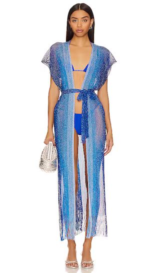 Ocean Queen Long Caftan in Blue | Revolve Clothing (Global)