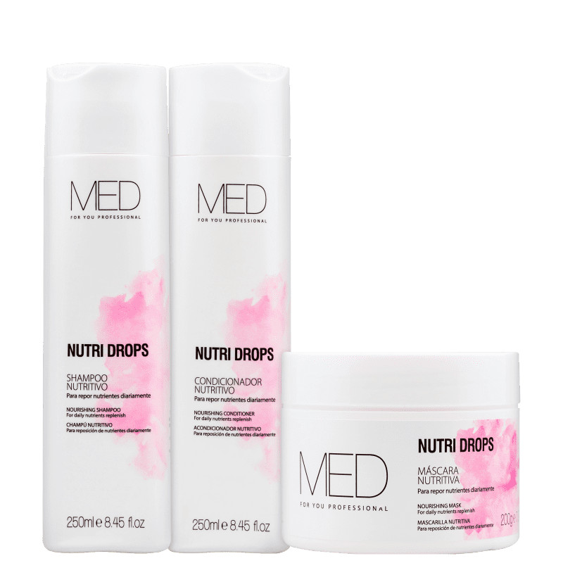 Kit Med For You Professional Nutri Drops Trio (3 Produtos) | Beleza Na Web (BR)