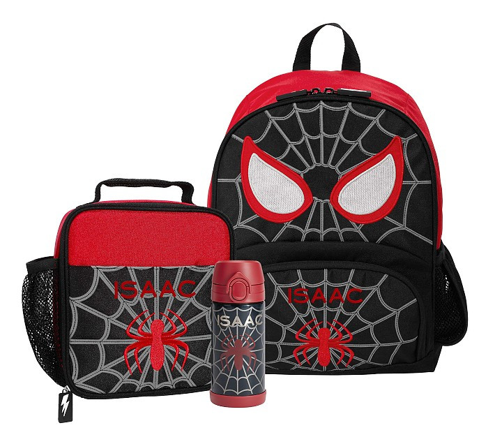 Mackenzie Marvel's Spider-Man Miles Morales Critter Backpack & Lunch Bundle, Set of 3 | Pottery Barn Kids