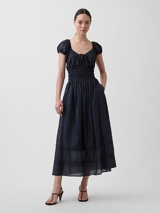 Voile Smocked Waist Maxi Dress | Gap (CA)