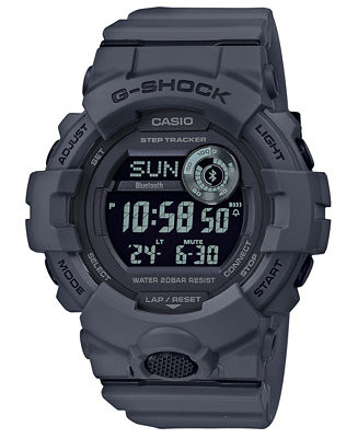 G-Shock Men's Digital Gray Resin Strap Watch 48.6mm & Reviews - Macy's | Macys (US)