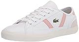 Lacoste Women's Sideline 0120 1 CFA Sneaker, WHITE/LIGHT PINK 5 M US | Amazon (US)