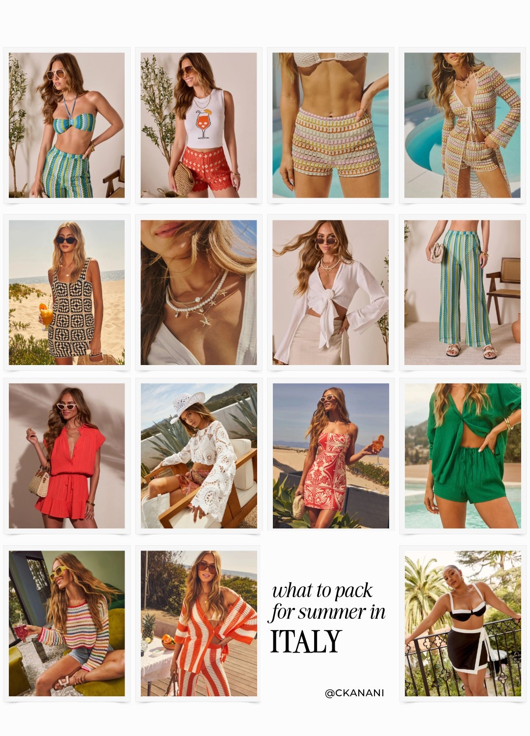 Vici must haves
Italy outfits summer
Italy vacation outfits
Italian summer outfits
Italy styleboard
Europe outfits
What to wear in Italy
European summer outfit
Europe travel outfits
Europe outfits summer
Outfits to wear in Amalfi Coast
What to wear in Amalfi Coast
Amalfi Coast outfit ideas
Things to wear Amalfi Coast
Outfits to wear in Italy summer
Amalfi Coast aesthetic
Positano aesthetic
Europe packing list
Italy packing list



#LTKStyleTip #LTKSummerEdit #LTKTravel