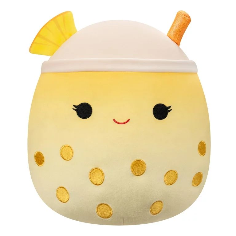 Squishmallows Plush 14 inch Yellow Pineapple Boba - Child's Ultra Soft Plush Toy | Walmart (US)