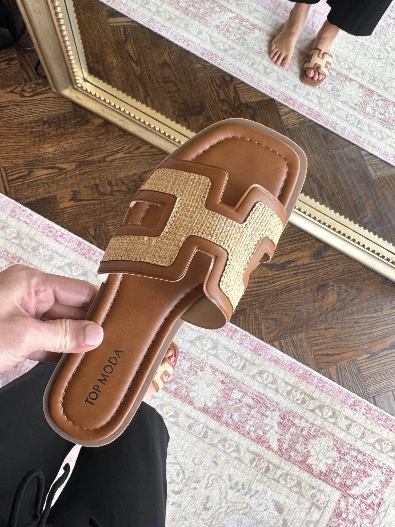 A great raffia dupe sandal I am LOVING 😍

#LTKgrwm #LTKootd