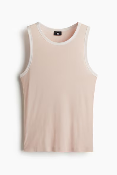 H & M - Slim-Fit Tank Top - Pink | H&M (US + CA)