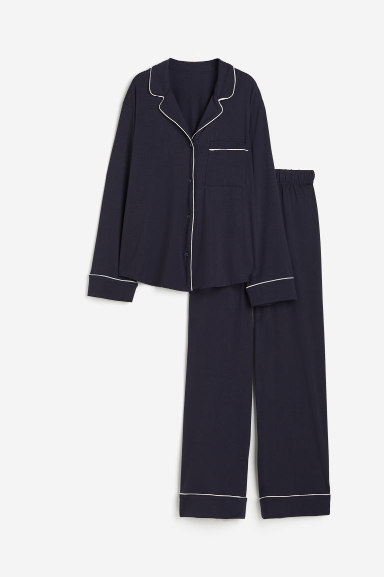 Viscose-blend pyjamas | H&M (UK, MY, IN, SG, PH, TW, HK)