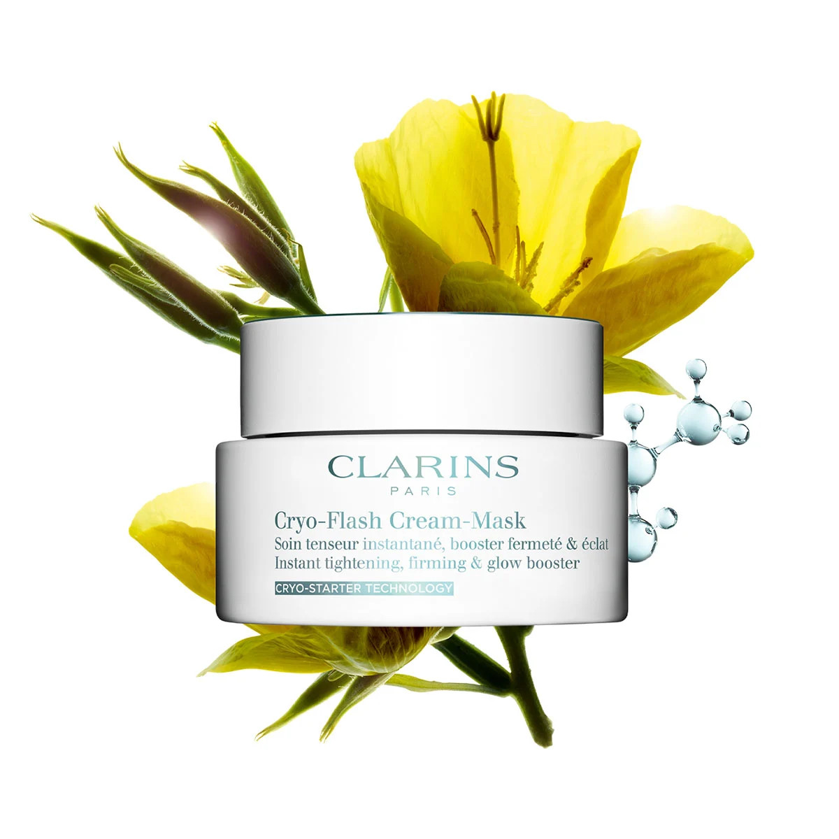 Cryo-Flash Mask - Pore Refining + Firming Gel-Cream Face Mask | Clarins USA