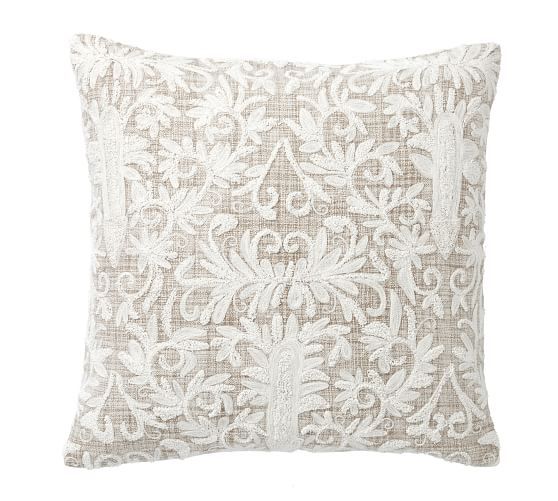 Kiptyn Embroidered Pillow Covers | Pottery Barn (US)