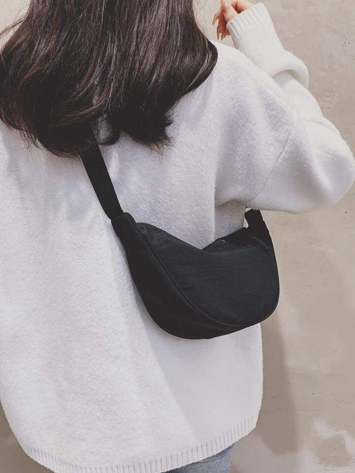 Minimalist Zipper Waist Bag | SHEIN