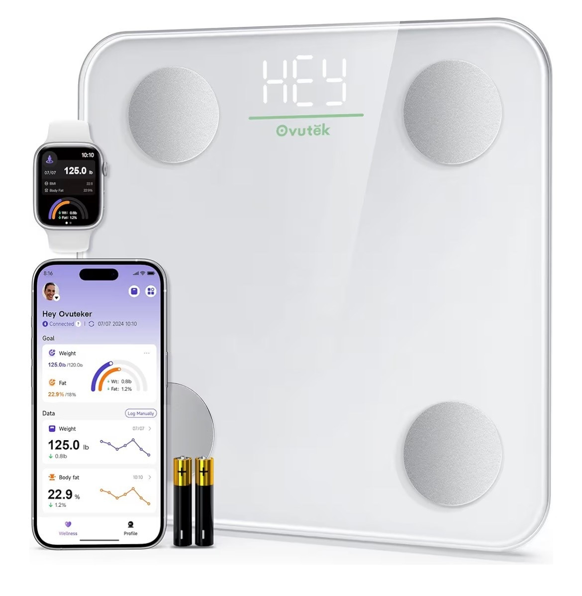 Product Highlight - Smart Scale that connects to an app via Bluetooth. It keeps track of more than just weight over time. It also keeps track of body fat, muscle mass, etc. 

On sale for $20.99 on Amazonn

#LTKselfcare #LTKfitnessgoals #LTKActive