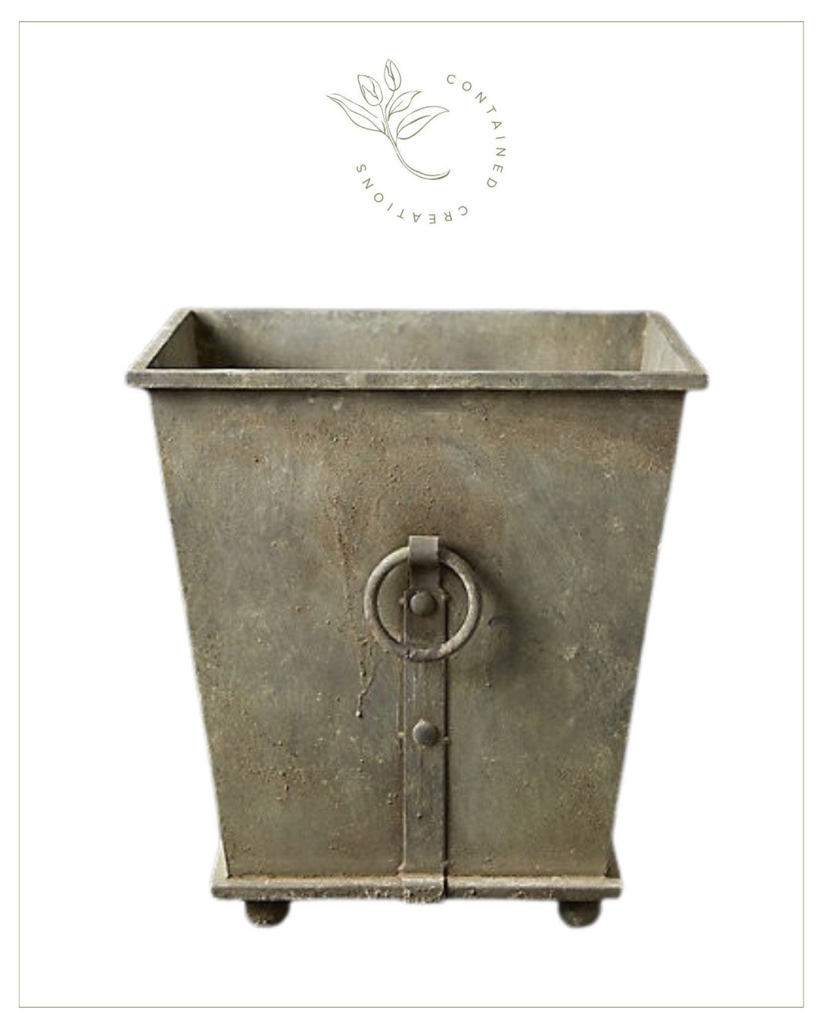 Aged Metal Ringed Planter

#LTKhome #LTKFind 

#LTKSeasonal