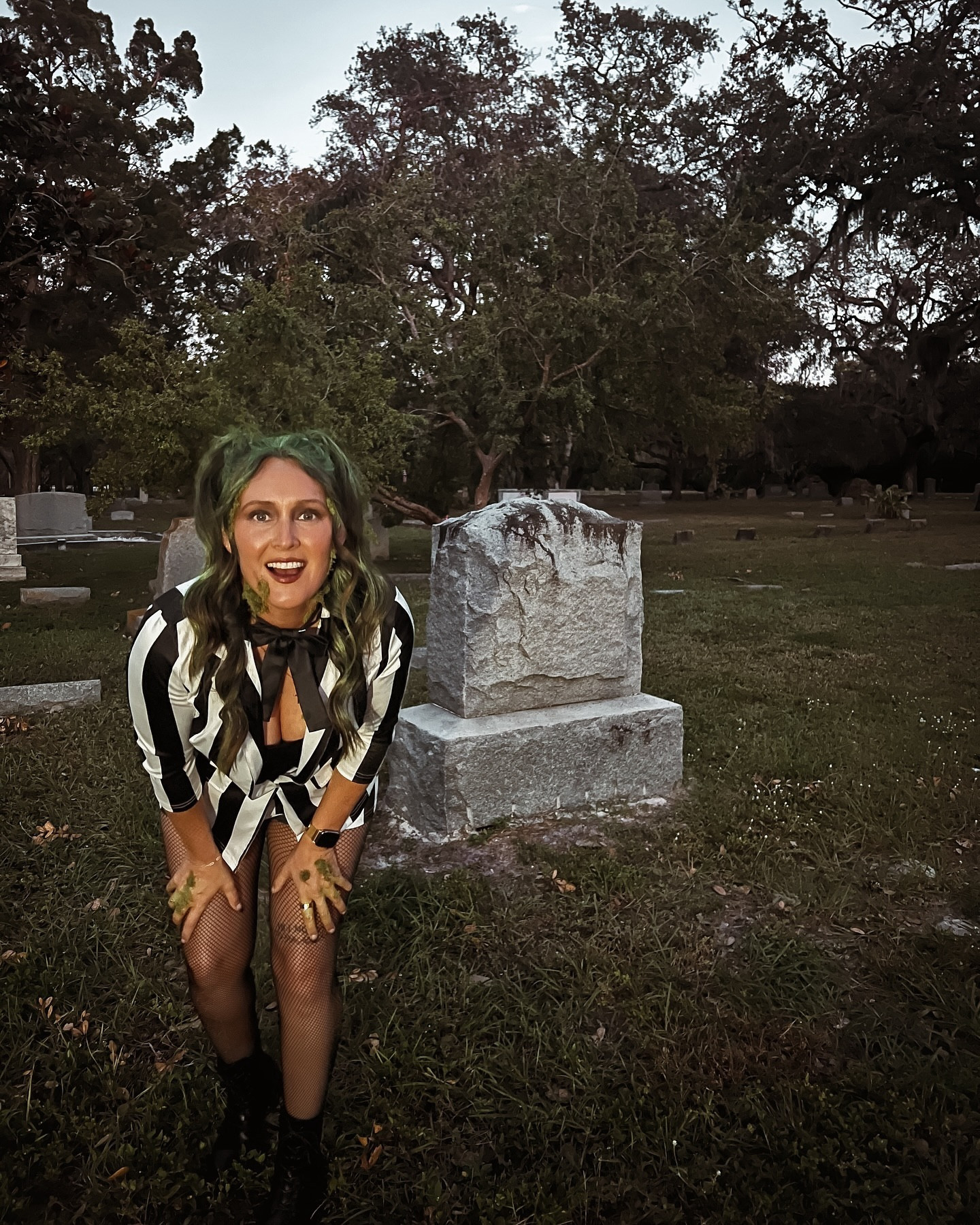 I’m the ghost with the most, babe. 🪲🖤🧃 @beetlejuicemovie 
•
•
•
#beetlejuice #beetlejuicebeetlejuicebeetlejuice #beetlejuicemakeup #beetlejuicecosplay #beetlejuicecostume #halloween #halloweencostume #halloween2024 #beetlejuice2 #diycostume
