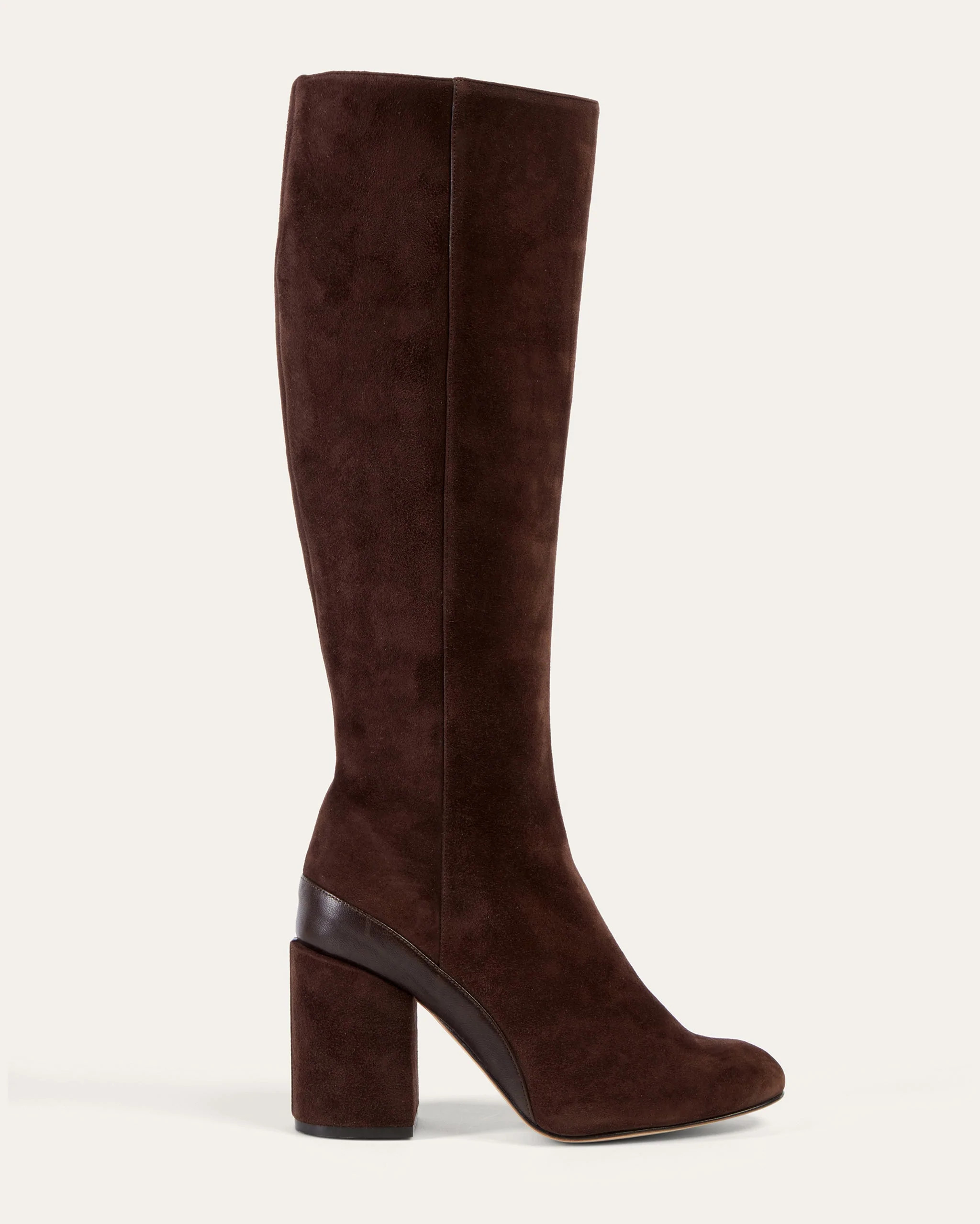 Elle Knee Boot, Walnut | Dear Frances