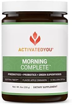 ActivatedYou Morning Complete Daily Wellness Drink with 10 Billion CFUs, Prebiotics, Probiotics a... | Amazon (US)