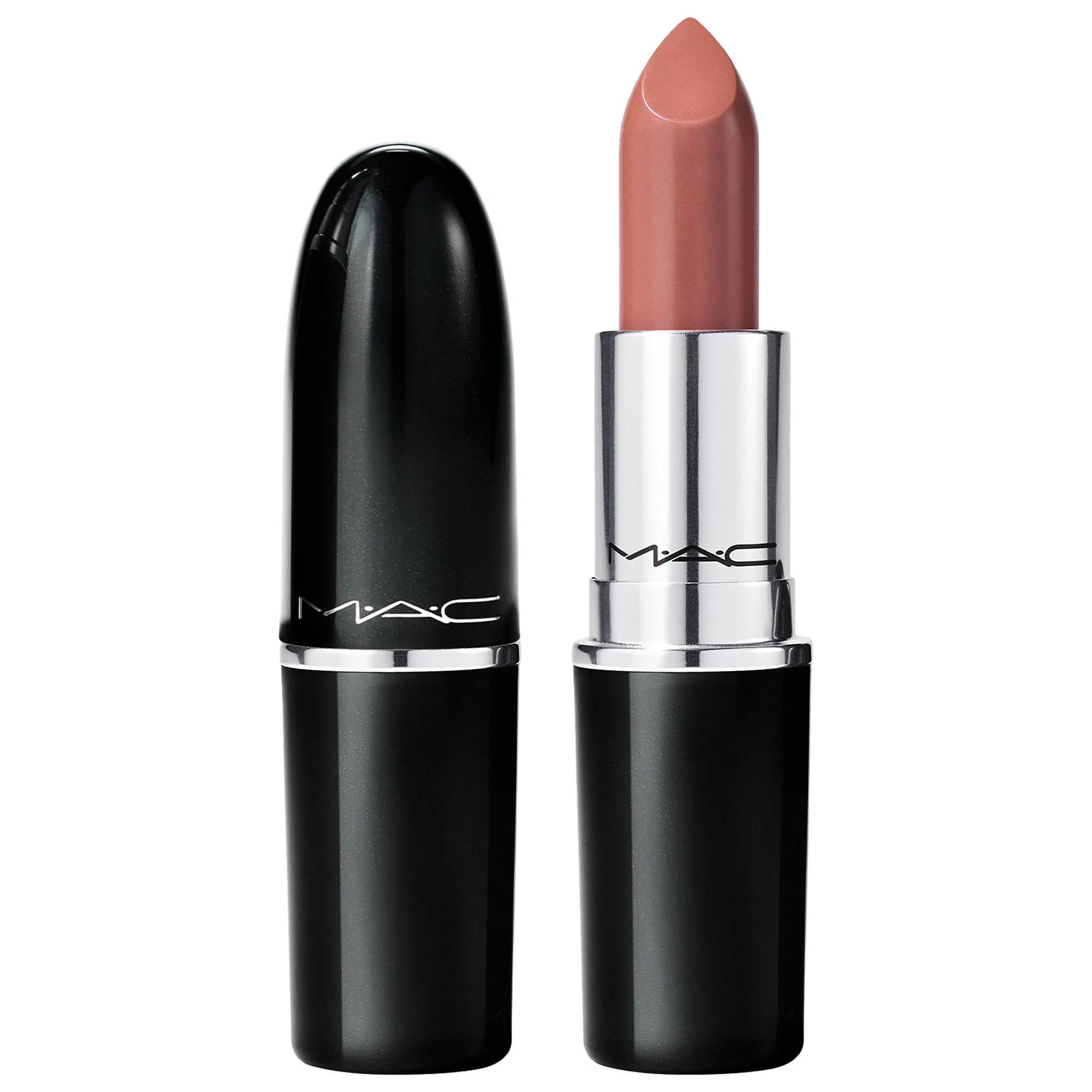 MAC Cosmetics Lustreglass Sheer-Shine Hydrating 8HR Lipstick Hug Me 0.1 oz/3.5 G | Sephora (US)