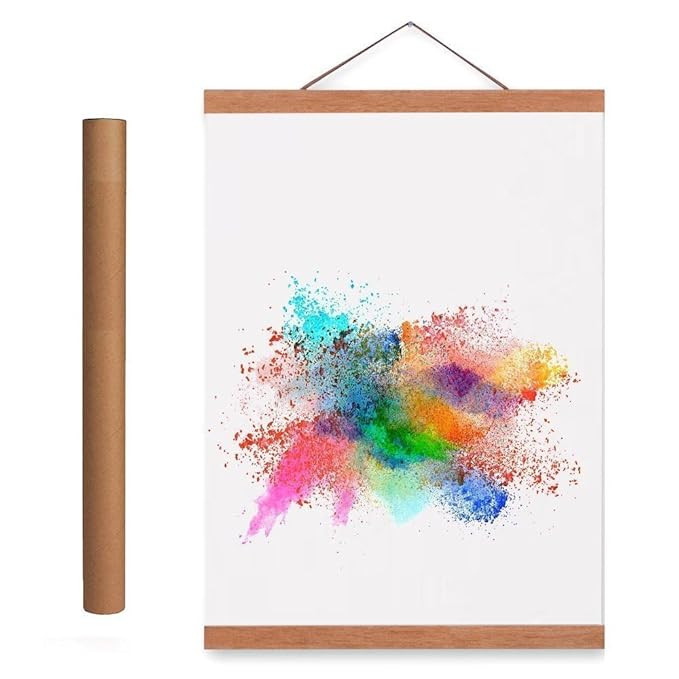 Benjia 20x30 20x28 Poster Frame, Magnetic Light Wood Frame Hanger for Photo Picutre Canvas Artwor... | Amazon (US)