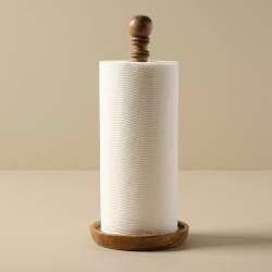 Antiqued Wood Paper Towel Holder | Magnolia