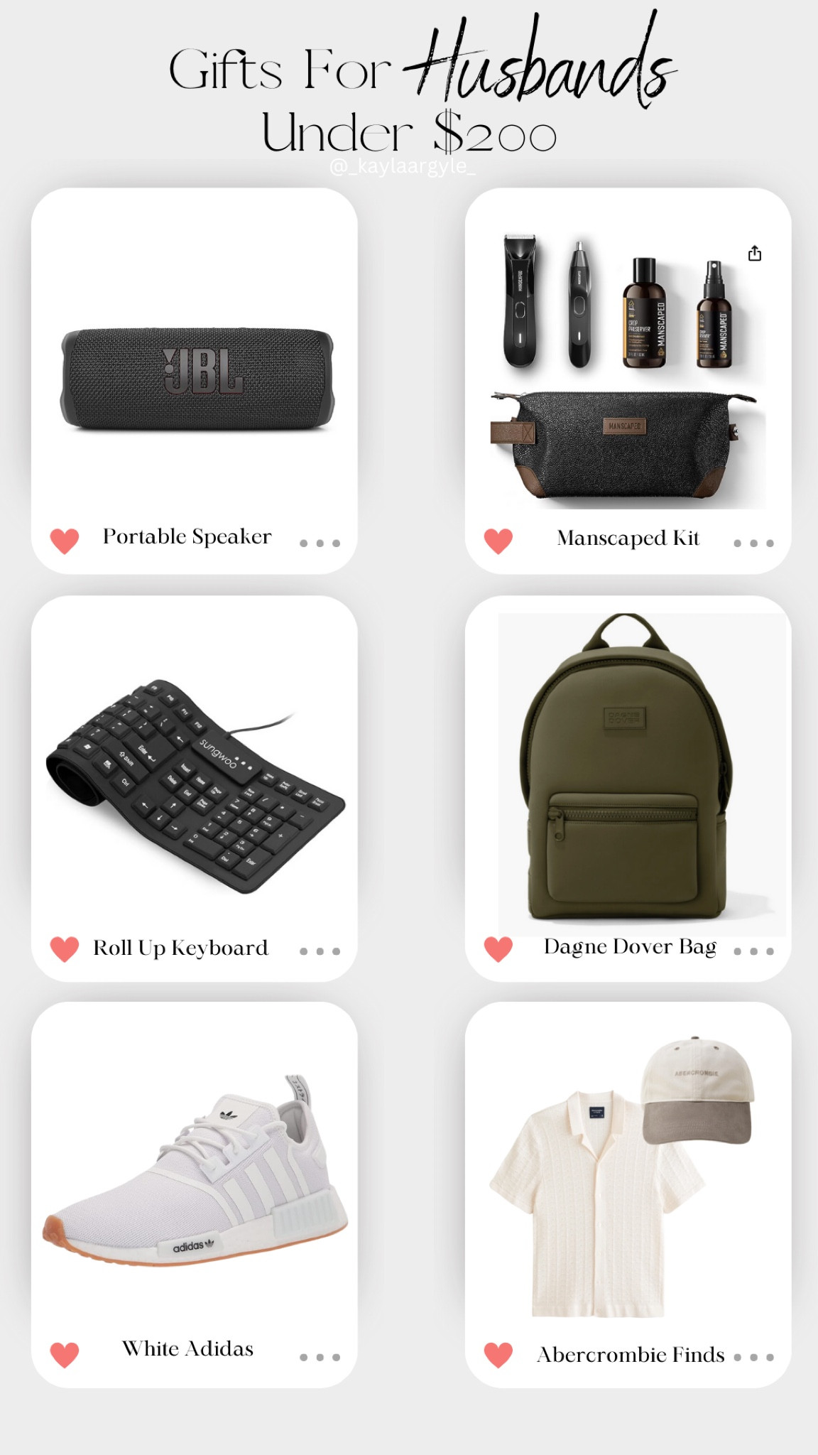 Gift Guide for Husbands Under $200