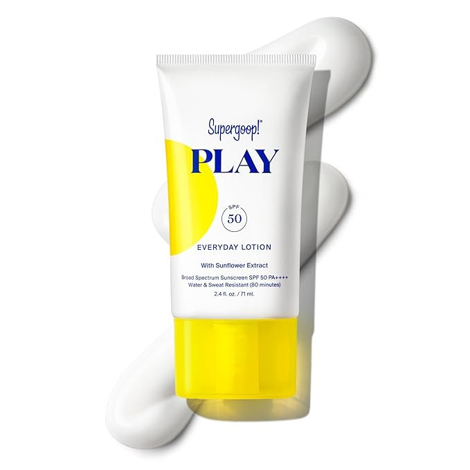 Supergoop! PLAY Everyday Lotion SPF 50 (2.4 fl oz) - Broad Spectrum Body & Face Sunscreen for Sen... | Amazon (US)