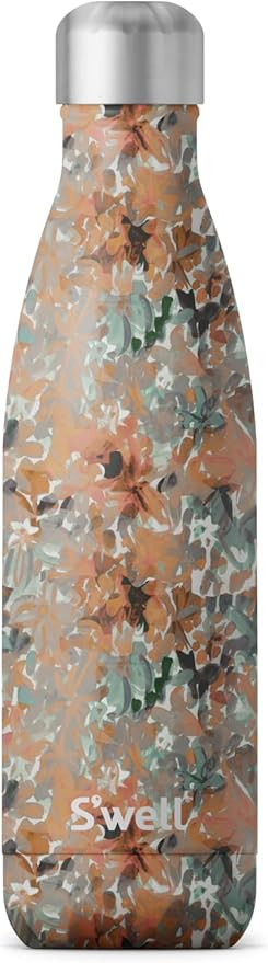 S'well Stainless Steel Water Bottle 17 ounces Forest Bloom Triple Layered Vacuum Insulated Contai... | Amazon (US)