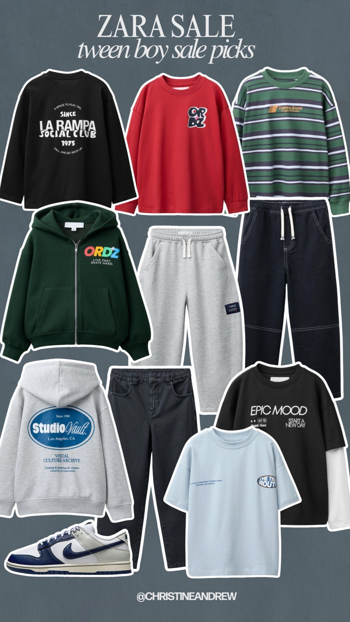 Tween boy clothes on sale @zara ✨

Tween boy outfit, teen boy outfit, tween boy pants, nike kids 

#LTKFindsUnder50 #LTKKids #LTKSaleAlert