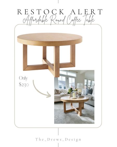 Round coffee table, living room furniture, Target, coastal home, neutral, white oak, light wood coffee table 

#LTKFind #LTKfamily #LTKhome