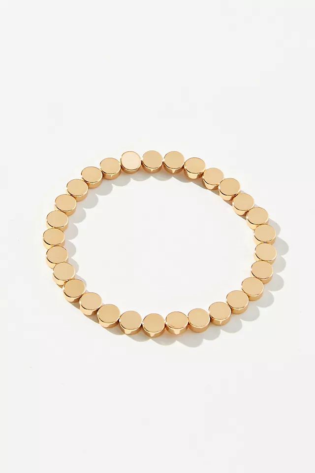 Flat Circle-Bead Bracelet | Anthropologie (US)