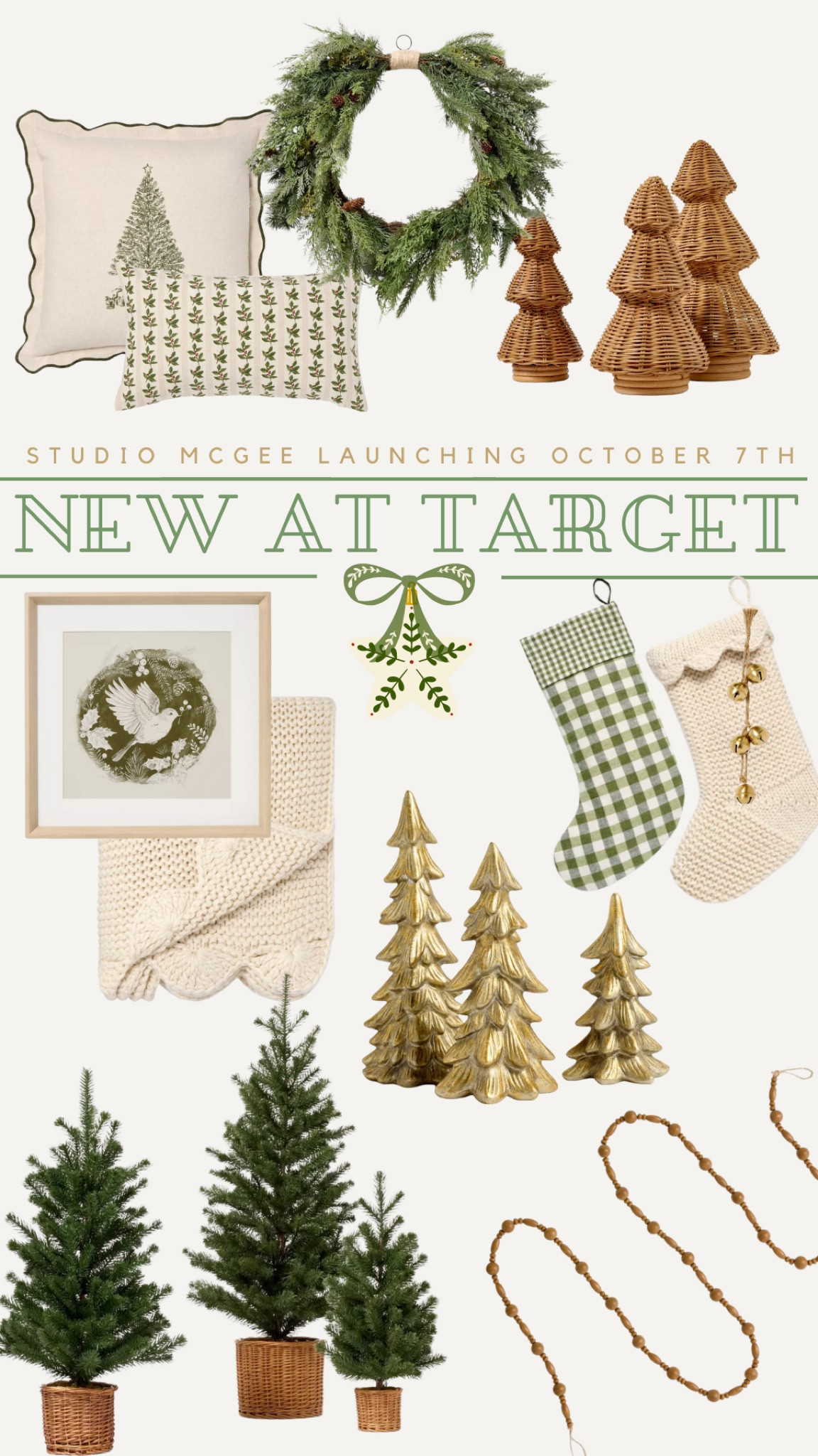 New Christmas Launching October 7th at Target!

THEBLOOMINGNEST studio McGee Christmas cozy decor trees art pillows stockings 

#LTKHome #LTKStyleTip #LTKSeasonal