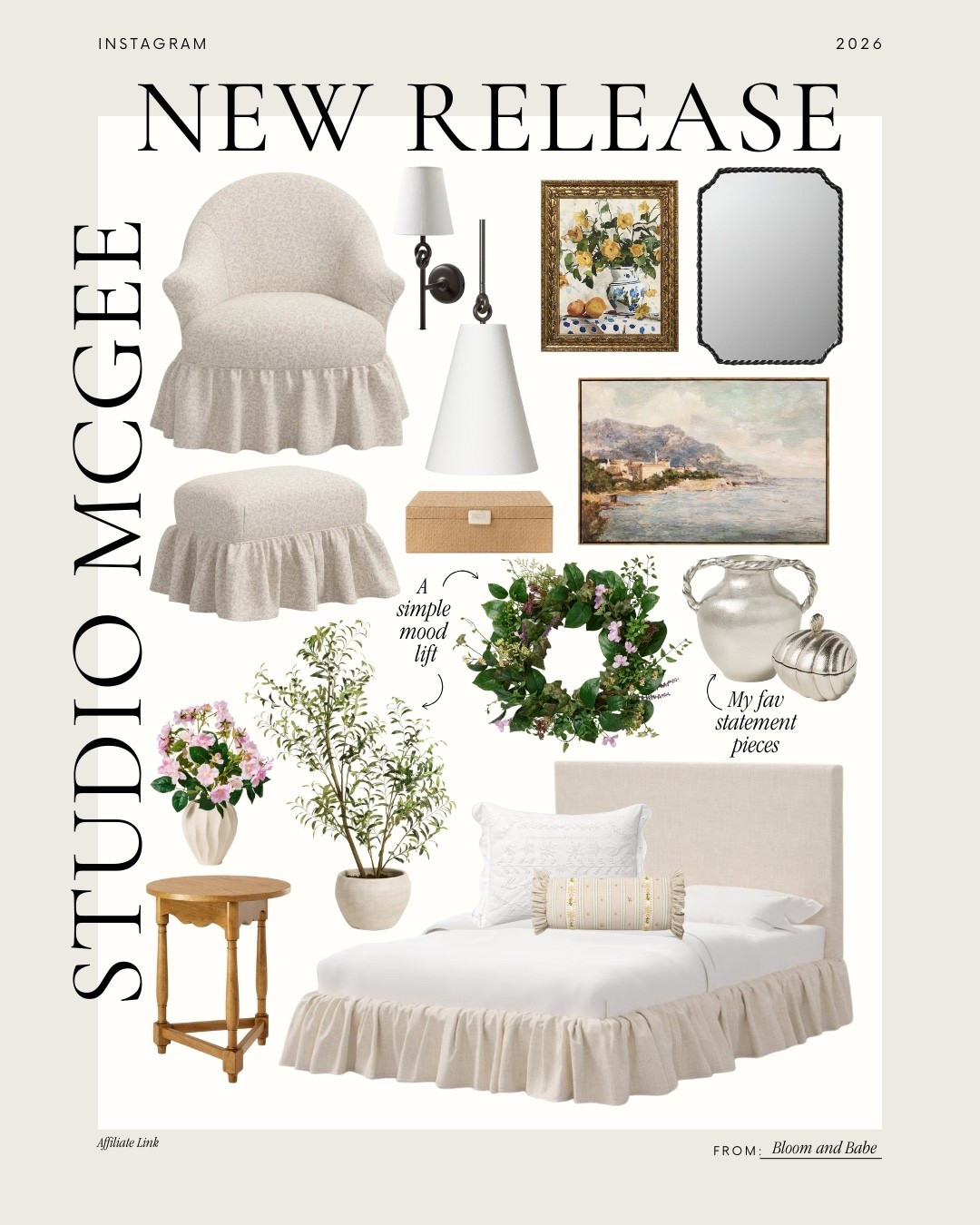Studio McGee’s latest release is full of pieces that layer beautifully into a home. Clean lines, warm tones, and effortless styling staples.

#LTKdayinmylife #LTKSeasonal #LTKHome