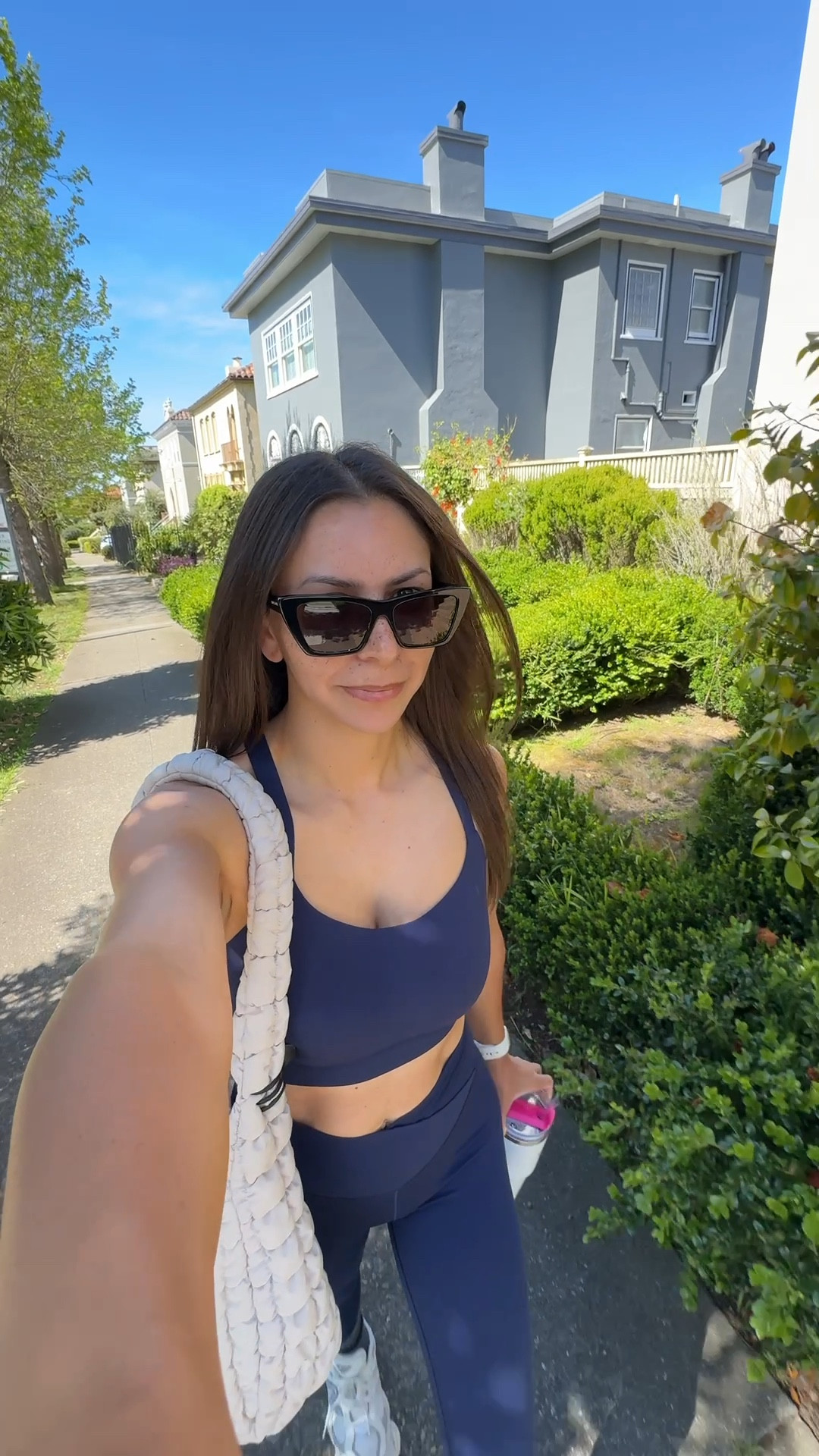 @Aerie workout outfit

@Aerie bra top- small dd
@Aerie leggings- small short
@Target puffer tote bag
YSL sunglasses
New balance 9060 sneakers
Tavi grip socks

Petite, matching set, active wear, barre outfit, Pilates outfit

#LTKfitnessgoals #LTKActive #LTKxAerie