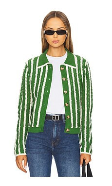 HEARTLOOM Corrie Cardi in Grass from Revolve.com | Revolve Clothing (Global)