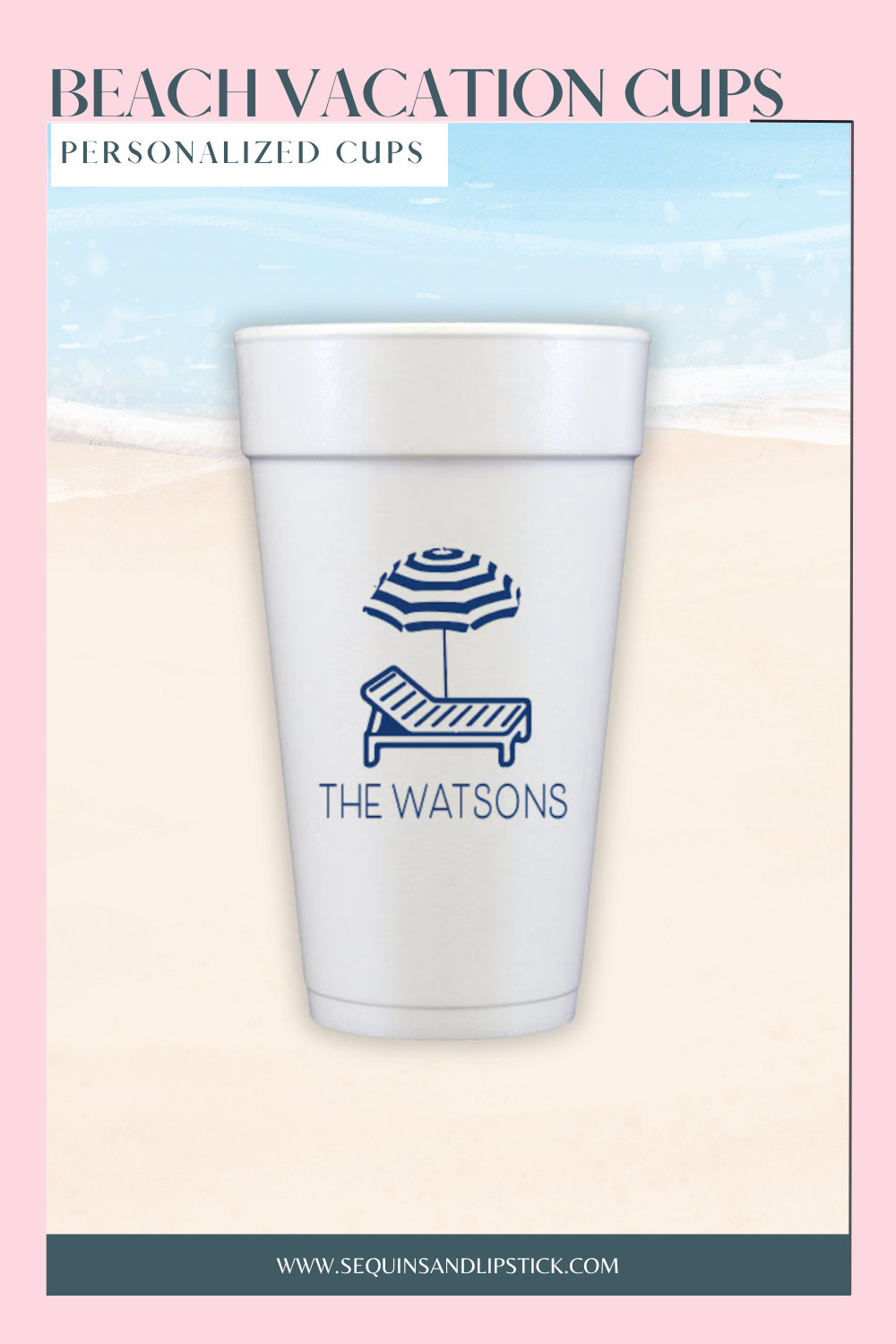 Make every beach day and vacation moment more fun with personalized cups!  

 #LTKfoodie #LTKSeasonal #LTKWedding