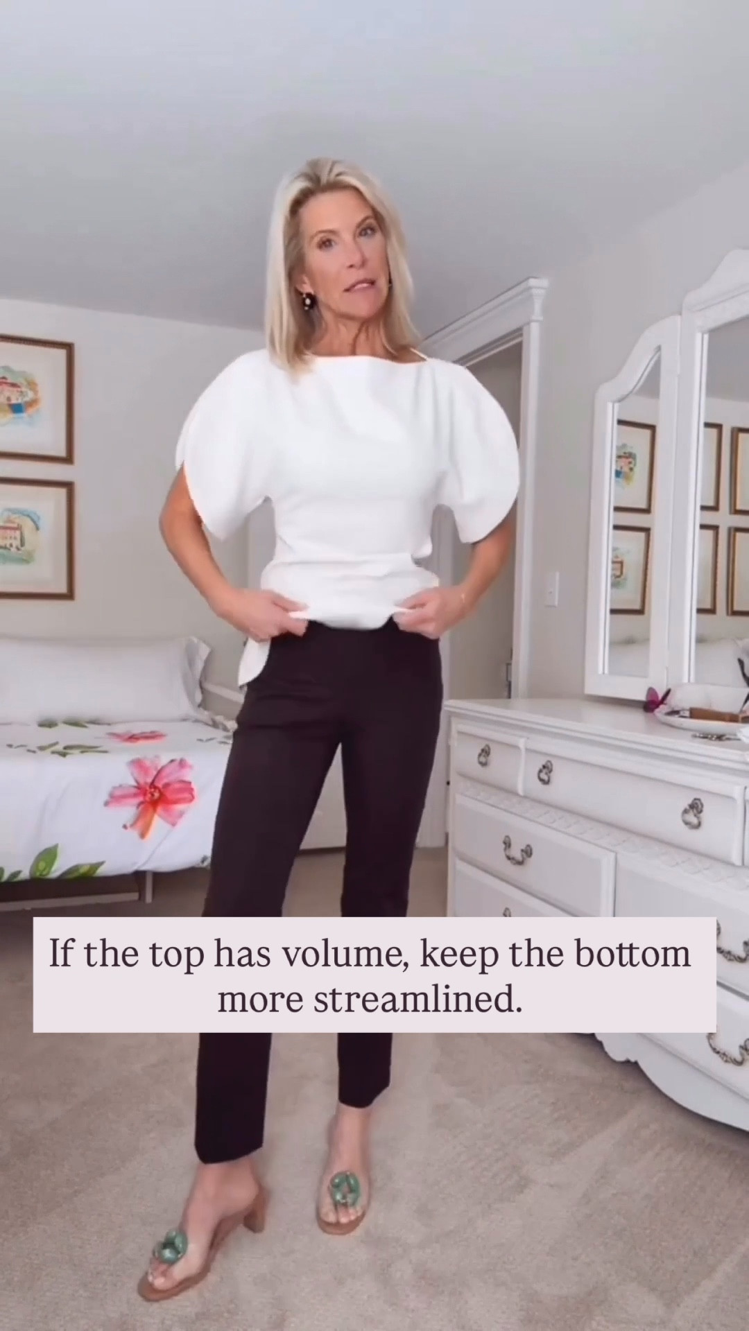 The easiest style trick? Balance.
If the top has volume, keep the bottom streamlined.


#LTKOver40 #LTKootd