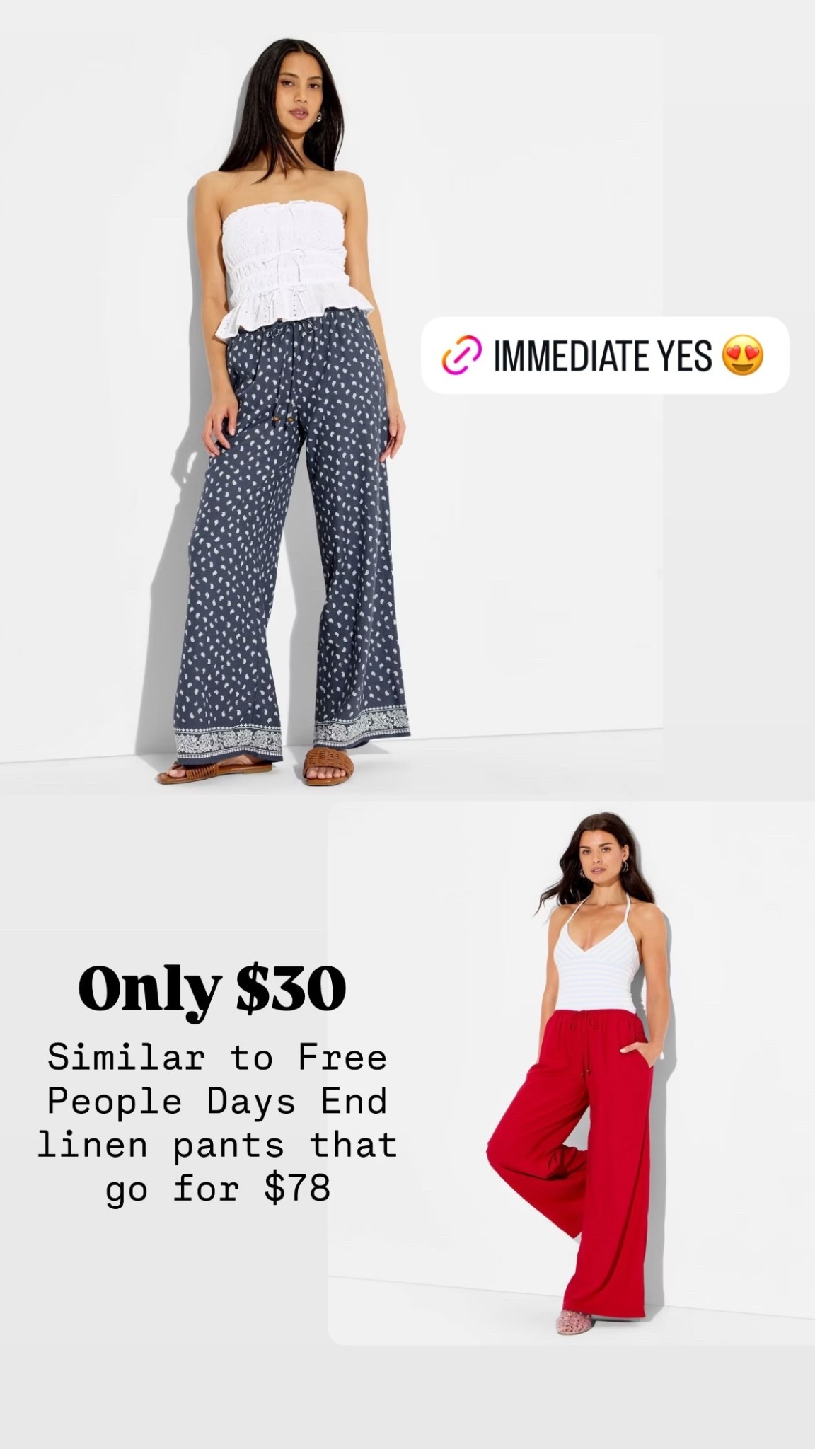 These $30 linen pants are similar to Free People Days End linen pants that go for $78 🙊✨☁️👀

#LTKootd #LTKdayinmylife #LTKgrwm