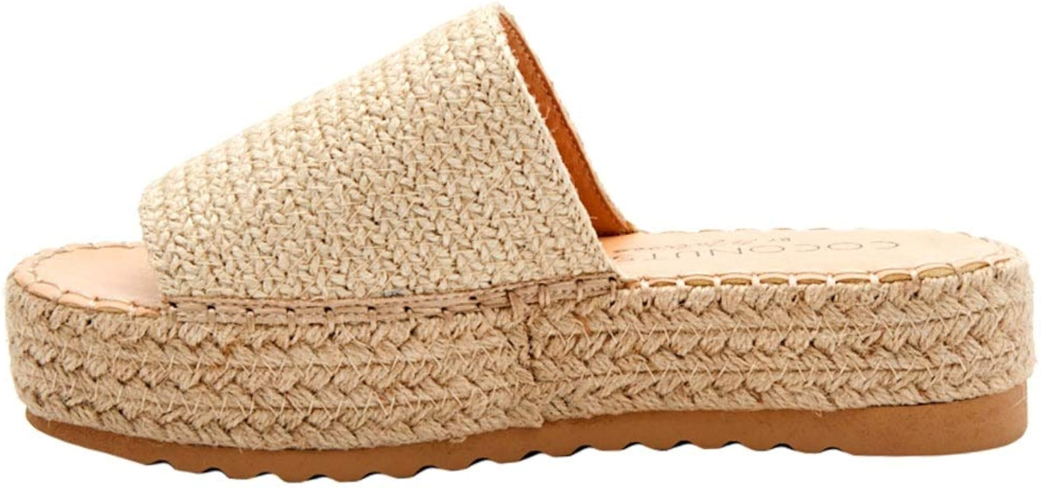 BEACH by Matisse Womens Del Mar Platform Sandals Casual Low Heel 1-2" - Brown | Amazon (US)