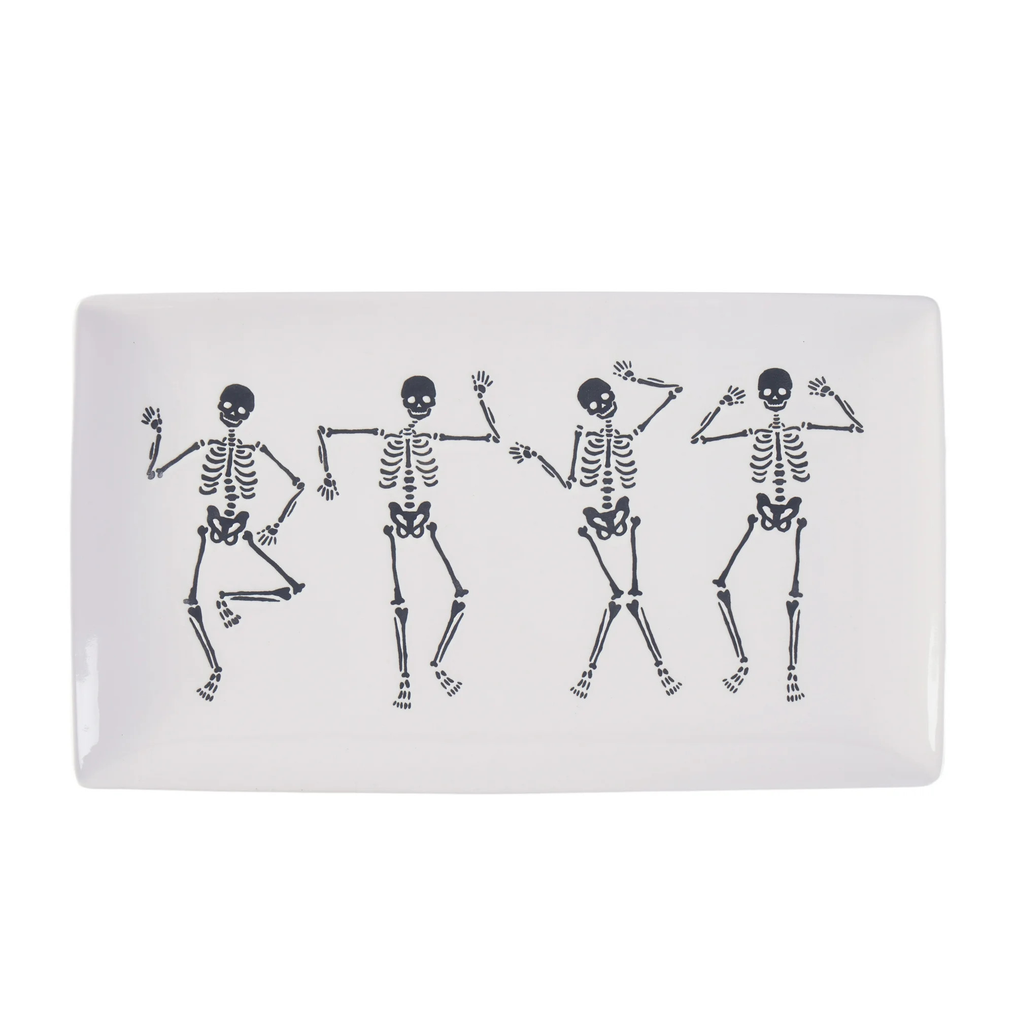 Way to Celebrate Halloween Dancing Skeletons Tray - Walmart.com | Walmart (US)