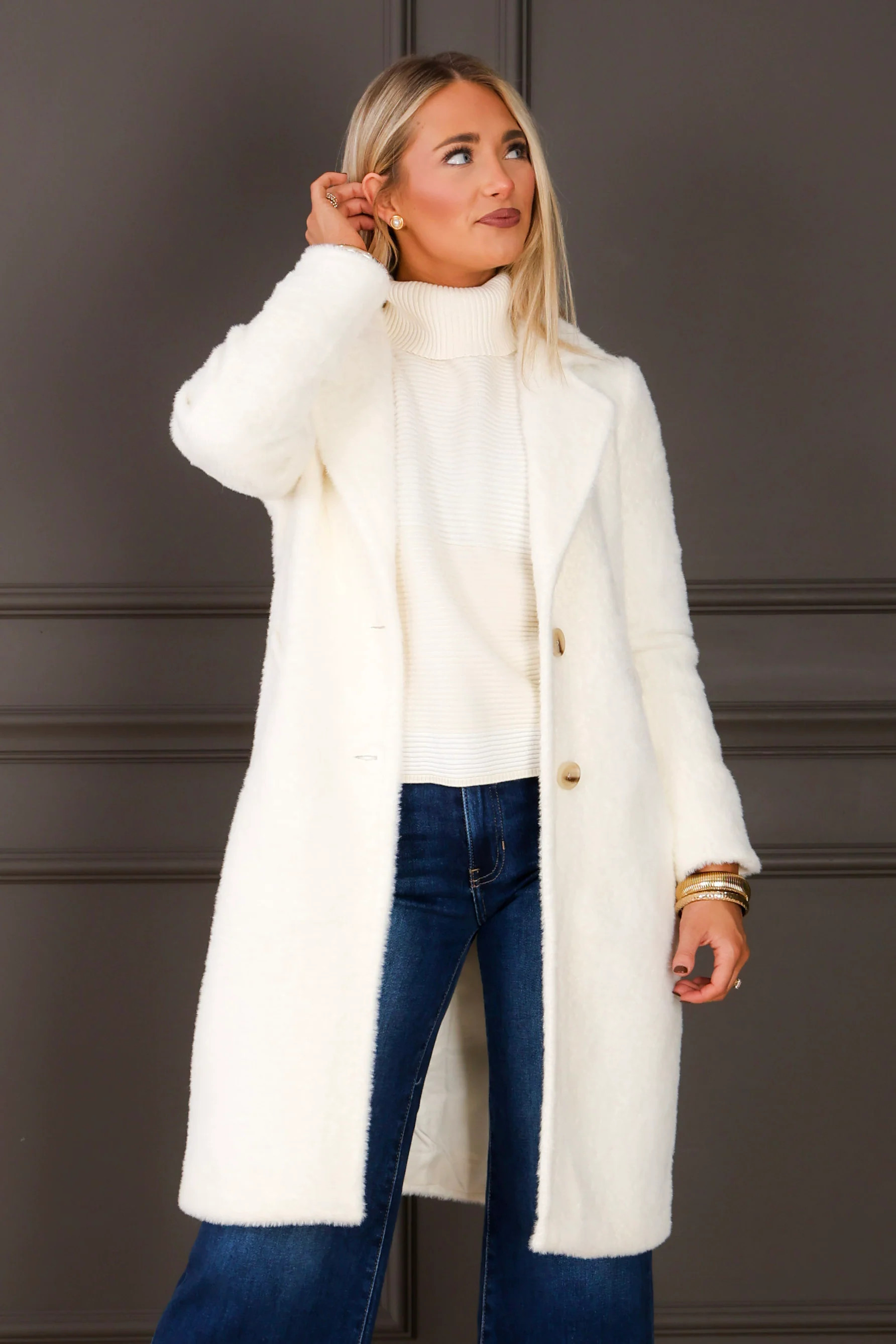 Tribal Moonstone Long Sleeves Coat | The Willow Tree